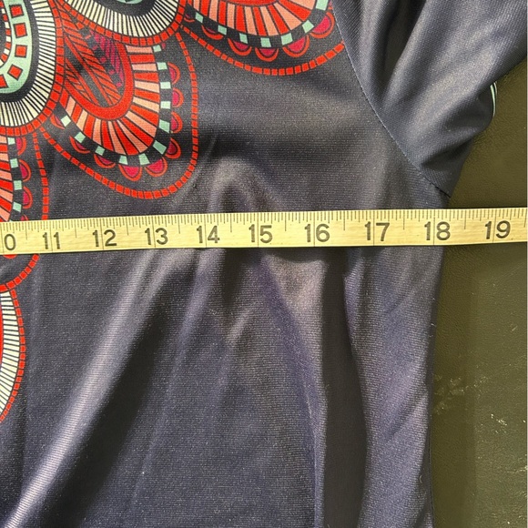 Sunny Girl Women Shift Blue Casual Dress M - Picture 4 of 6